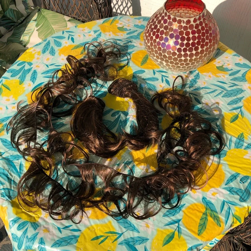 3 hair extensions Brown